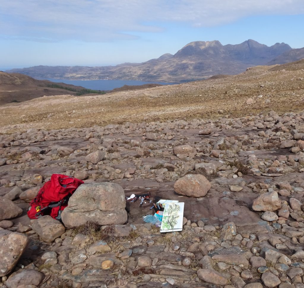 plein air painting in scotland