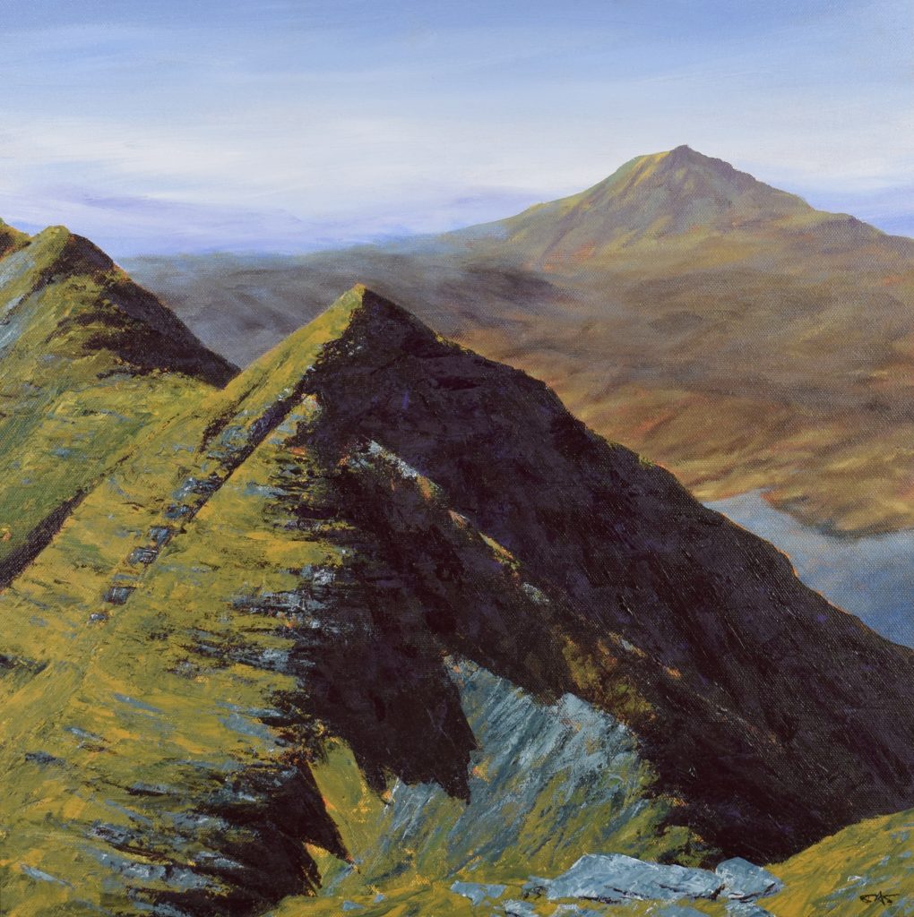 Scottish hill painting